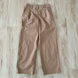 Aritzia Cotton Wide Leg Chino Pants